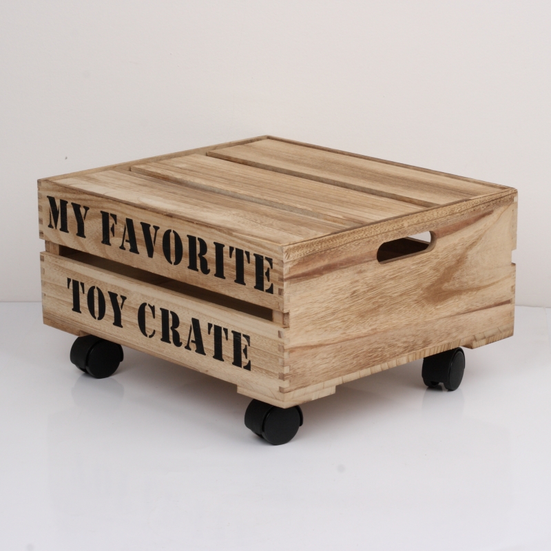 Konferenčný stolík debna na kolieskach 45x39x25cm