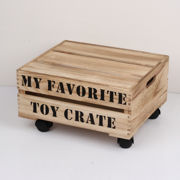 Konferenčný stolík debna na kolieskach 45x39x25cm