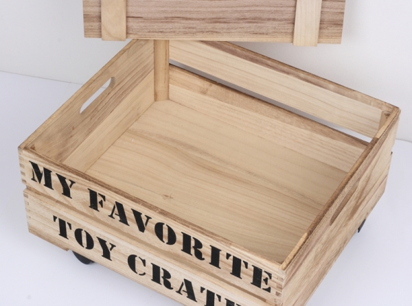 Konferenčný stolík debna na kolieskach 45x39x25cm