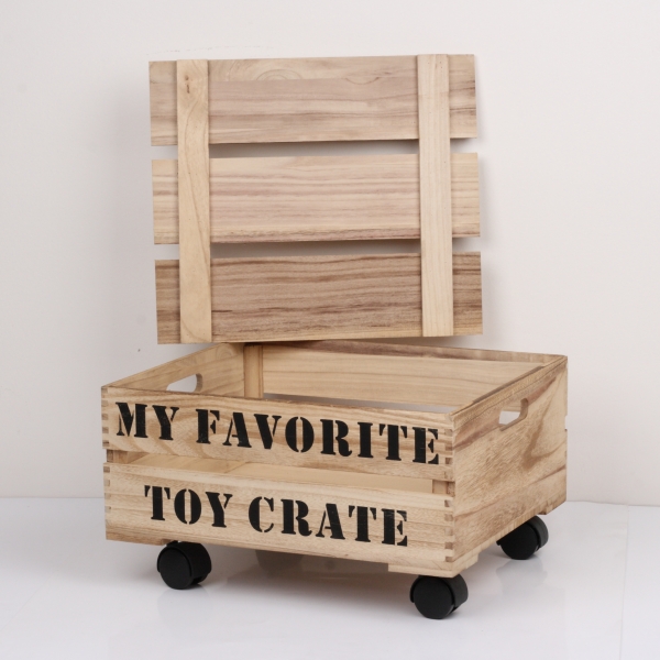 Konferenčný stolík debna na kolieskach 45x39x25cm