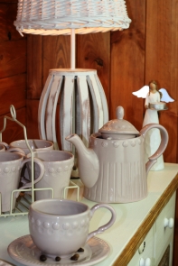 Konvička na čaj keramická Sedmokráska 24cm