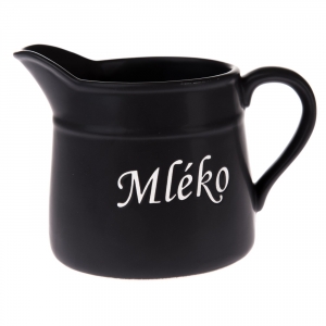 Kanvička na mlieko čierna 500ml