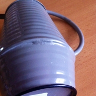 Konvička šedá - viditeľné spoje