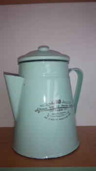 Konvička smalt dek3889 - tyrkys 18cm