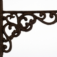 Konzola liatinová 20x18x2cm- vyradenú dek4683