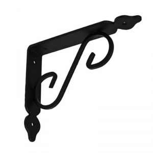 Konzola na police čierna 140x110mm