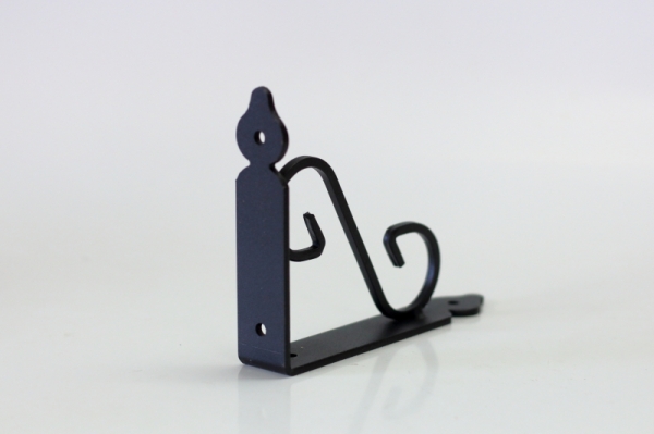 Konzola na police čierna 140x110mm