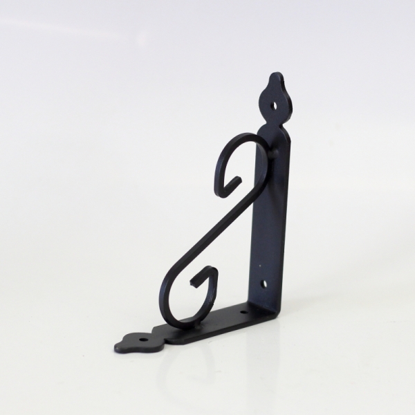 Konzola na police čierna 140x110mm