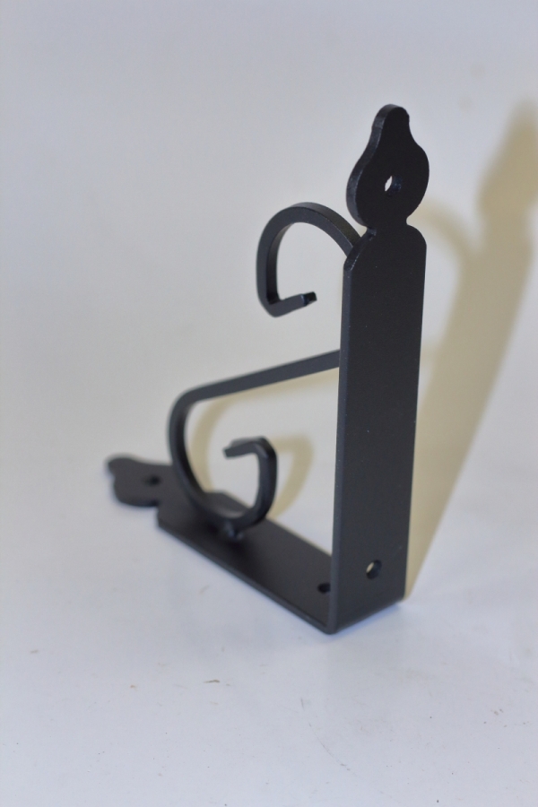 Konzola na police čierna 140x110mm