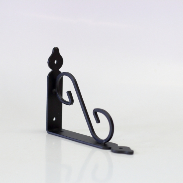 Konzola na police čierna 140x110mm