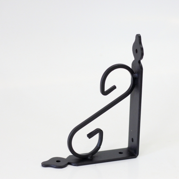 Konzola na police čierna 140x110mm