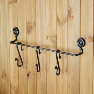 Konzolka do kuchyne (3 háčiky) 50cm