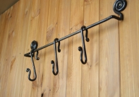 Konzolka do kuchyne (3 háčiky) 50cm