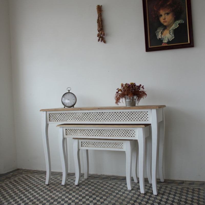 Konzolové stolíky sada 3ks