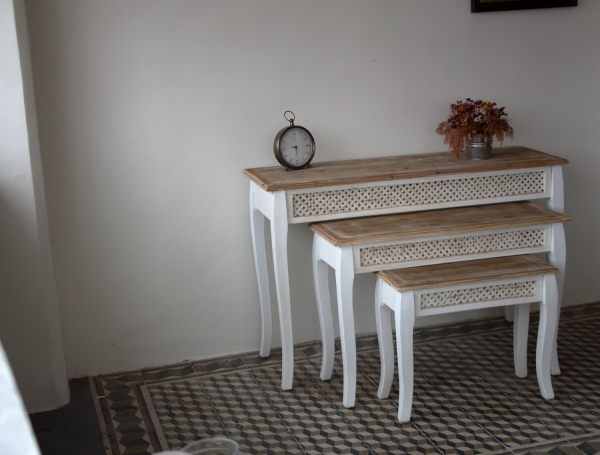 Konzolové stolíky sada 3ks