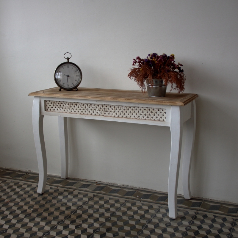 Konzolový stolík drevený 90x33,5x61,5cm