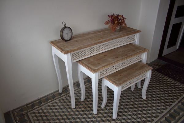 Konzolový stolík drevený 90x33,5x61,5cm