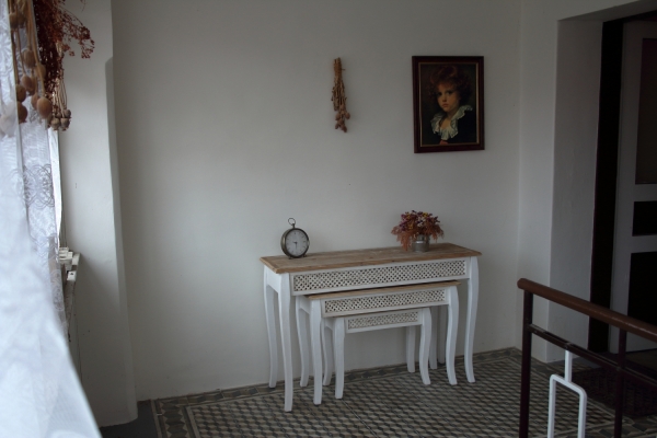 Konzolový stolík drevený XXL