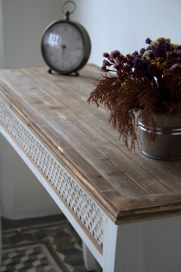 Konzolový stolík drevený XXL