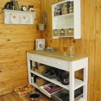 Konzolový stolík Novaline biely 120x80x40cm