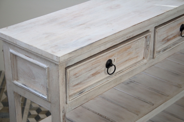 Konzolový stolík s 3 šuplíky 70x133x27cm