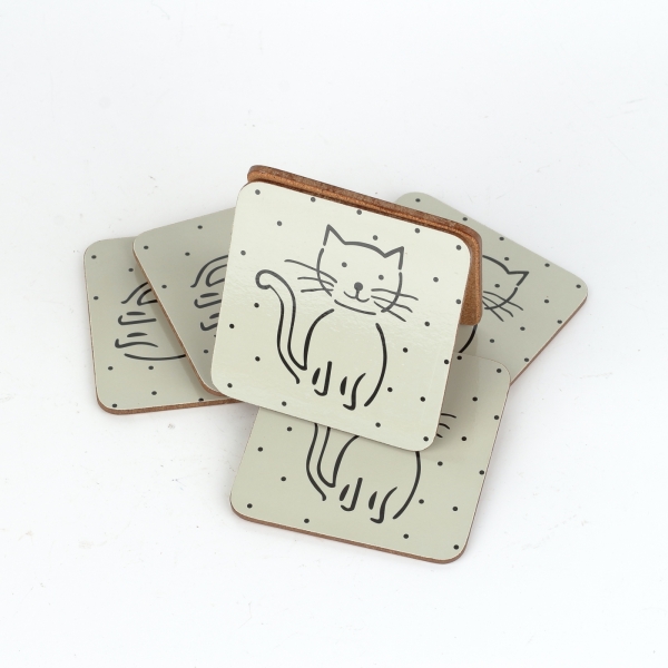 Korkové prestieranie 6ks 10 x 10 cm