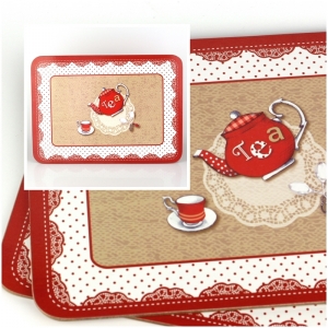 Korkové prestieranie na stôl TEA 2ks 29x21cm