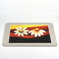 Korkové prestieranie s motívom kvetín 38x26cm