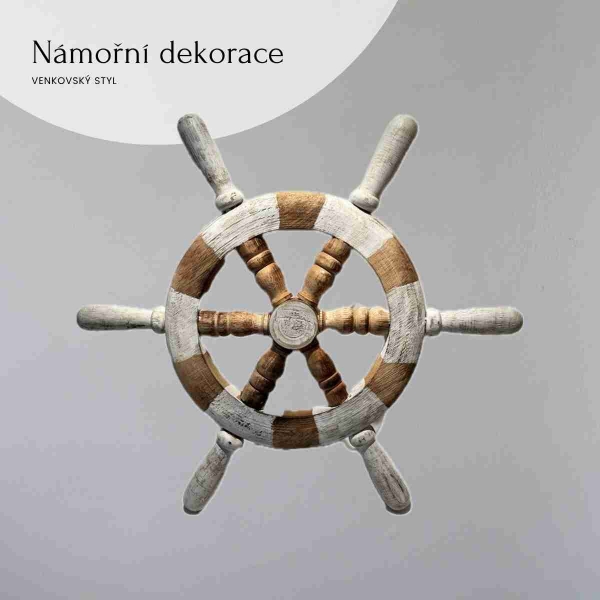 Kormidlo - dekorácia na stenu 36 cm