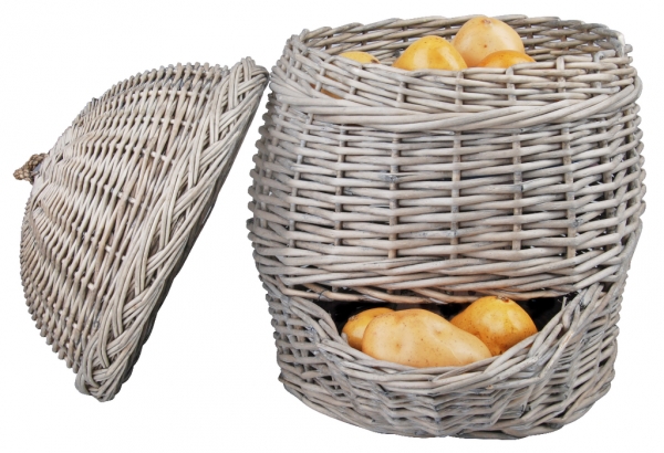 Kôš na zemiaky z vŕbového prútia