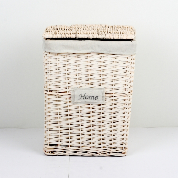 Kôš na bielizeň biely HOME 37x50x28cm strednej