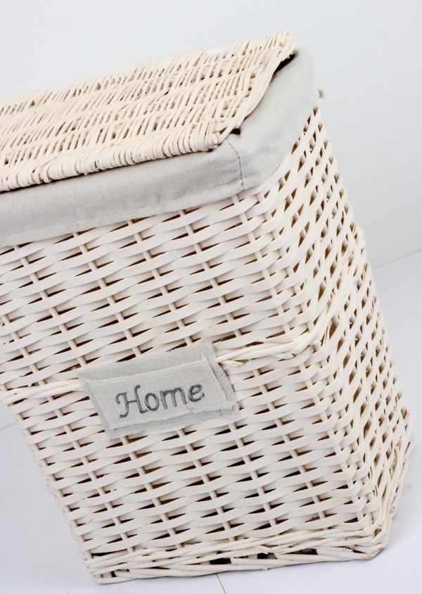 Kôš na bielizeň biely HOME najmenšie