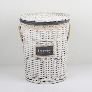 Kôš na bielizeň s koženými pútkami veľký 55cm