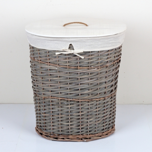Kôš na bielizeň s látkovým poťahom 52x38x58cm