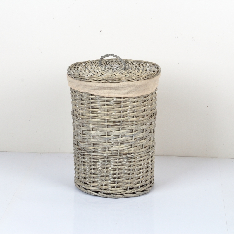 Kôš na bielizeň s látkovým poťahom a vekom 31x43cm 