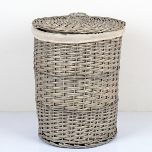 Kôš na bielizeň s látkovým poťahom a vekom 47x56cm 