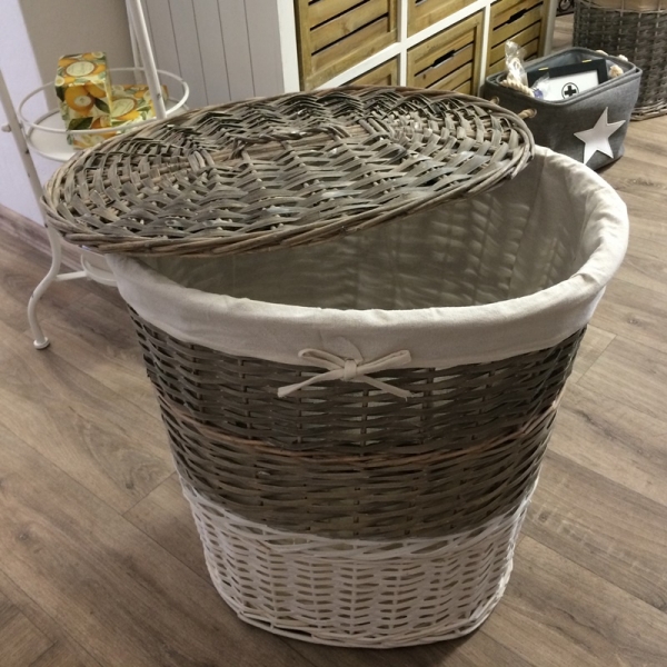 Kôš na bielizeň s vekom 45×58×34cm