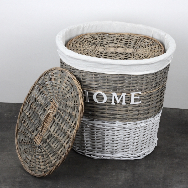 Kôš na bielizeň s vekom HOME 30×42×20cm