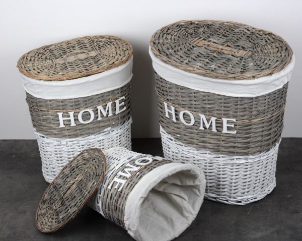 Kôš na bielizeň s vekom HOME 38×50×27cm