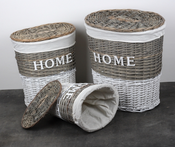 Kôš na bielizeň s vekom HOME 45×58×34cm