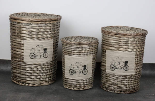 Kôš na bielizeň z prútia 50cm