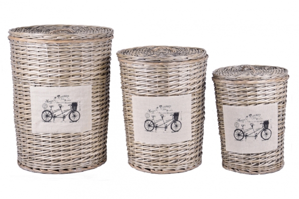 Kôš na bielizeň z prútia 60cm