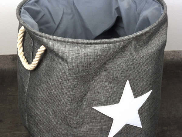 Kôš na špinavú bielizeň hviezda 47cm
