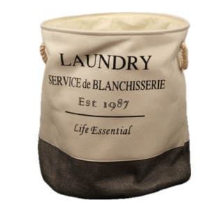 Textilný kôš na špinavú bielizeň LAUNDRY 47cm