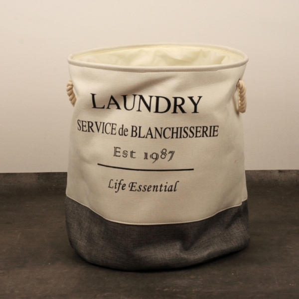 Textilný kôš na špinavú bielizeň LAUNDRY 47cm