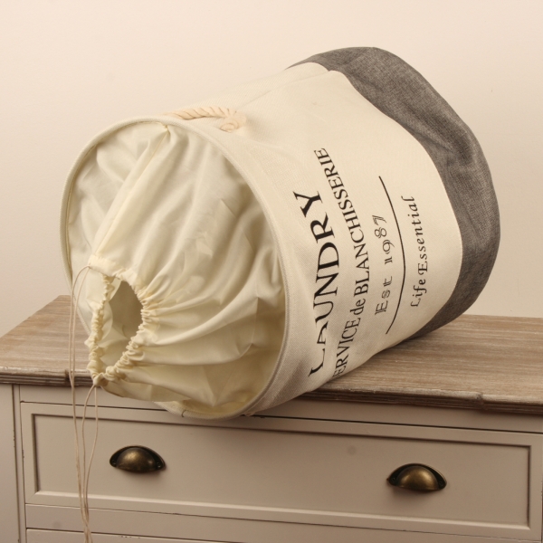 Textilný kôš na špinavú bielizeň LAUNDRY 47cm