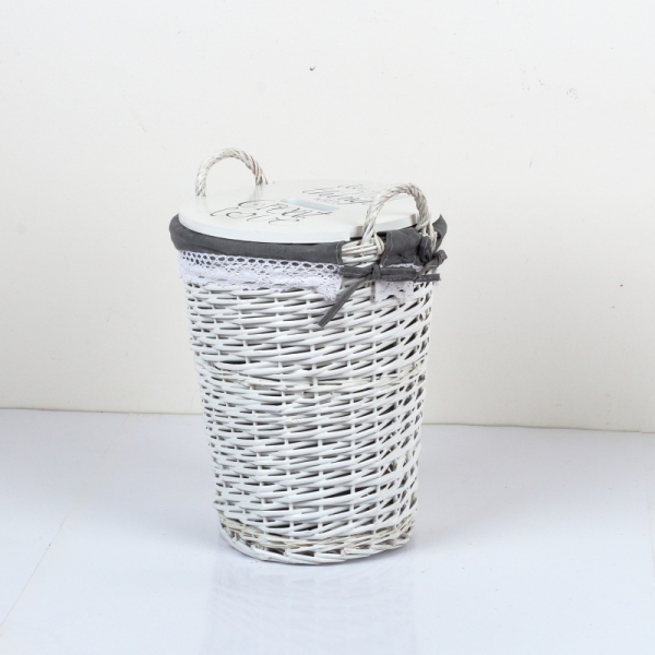 Kôš na špinavé prádlo s látkovým poťahom 31x41cm 