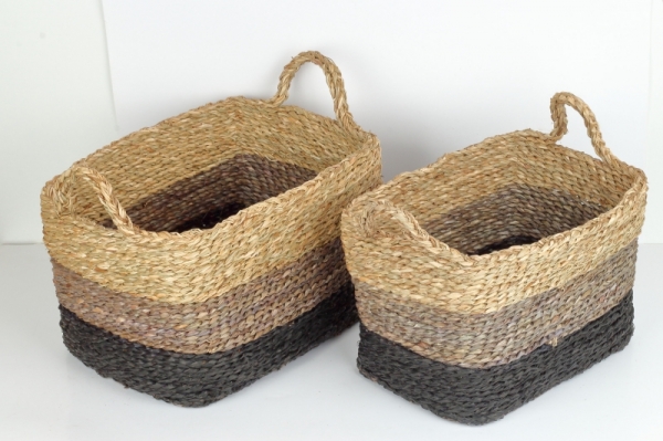 Kôš z morskej trávy 23x33x23cm