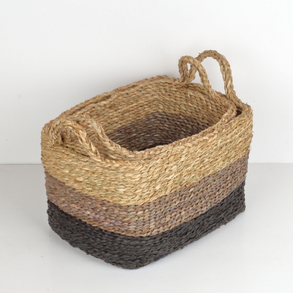 Kôš z morskej trávy 23x33x23cm