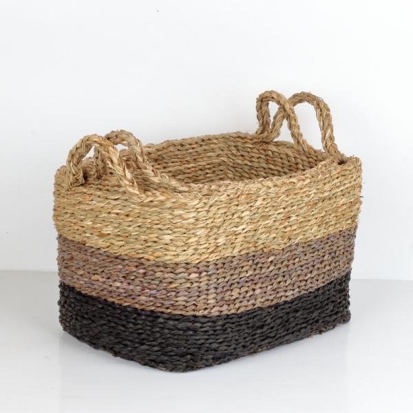 Kôš z morskej trávy 23x33x23cm